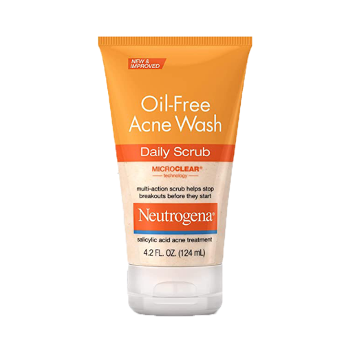 EXFOLIANTE NEUTROGENA OIL FREE ACNE WASH 124ML CON SCRUB