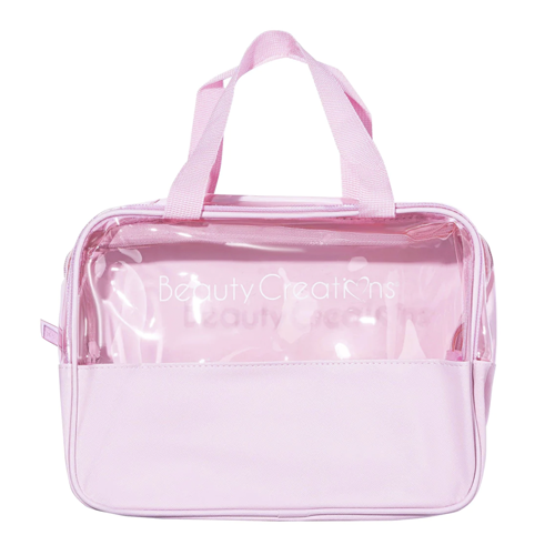 PORTACOSMETICO TRANSPARENTE TIPO BOLSO - BEAUTY CREATIONS