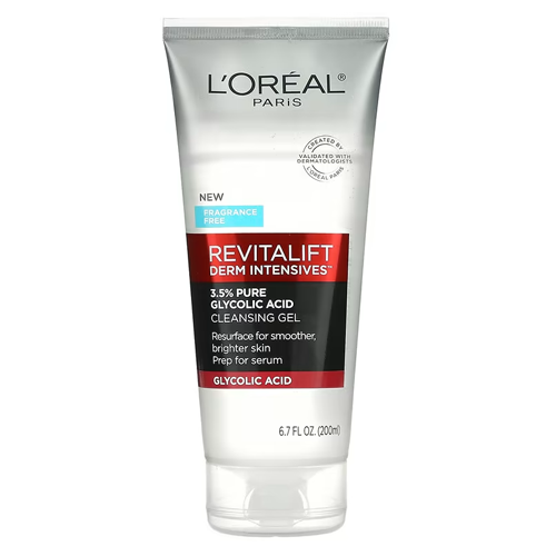 JABON LIMPIADOR EN GEL L´OREAL REVITALIF CON 3.5% de ACIDO GLICOLICO