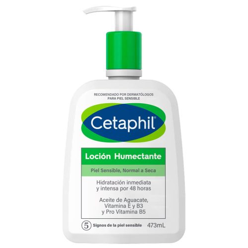 CREMA HIDRATANTE PARA PIEL NORMAL, SECA Y SENSIBLE CETAPHIL