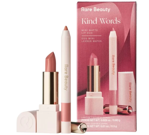 KIT LABIAL Y LAPIZ DE LABIOS RARE BEAUTY KIND WORDS