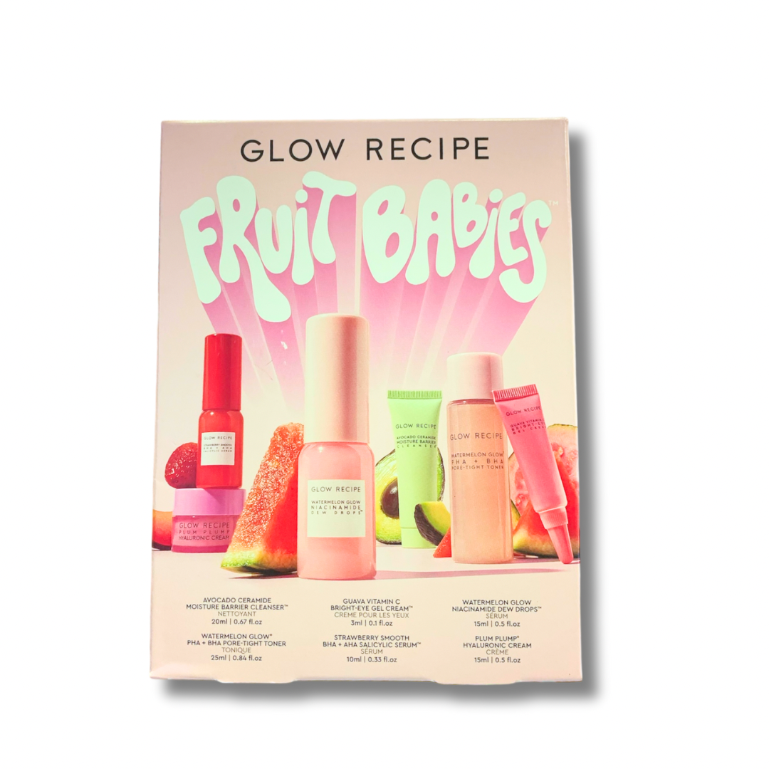 KIT GLOW RECIPE FRUIT BABIES DE 6 PIEZAS